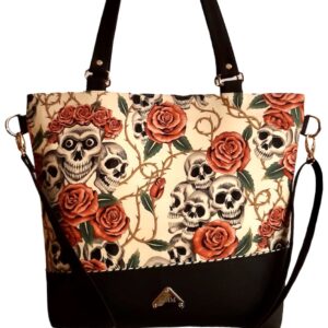 QUANGA TASCHE WHITE ROSES